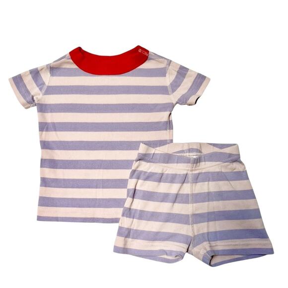 Hanna Andersson Organic Bold Stripe PJs Size 2 - Picture 1 of 8